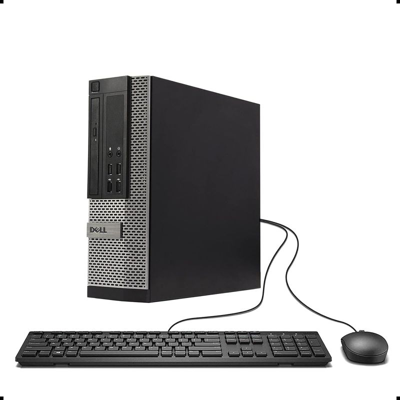 Photo 1 of Dell Optiplex 9020 SFF High Performance Desktop Computer, Intel Core i7-4790 up to 4.0GHz, 16GB RAM, 960GB SSD, Windows 10 Pro, USB WiFi Adapter, (Renewed)
