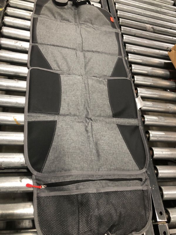 Photo 2 of Diono Ultra Mat and Heat Sun Shield Complete Back Seat Upholstery Protection with Integrated Heatshield, Crash Tested, Water Resistant Protection, Durable, Anti-Slip, 3 Mesh Storage Pockets
