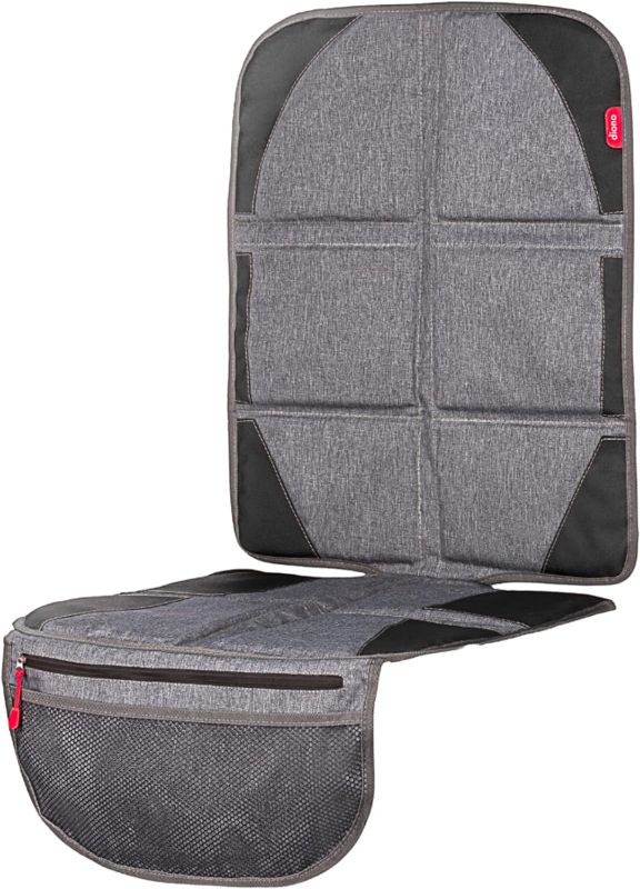 Photo 1 of Diono Ultra Mat and Heat Sun Shield Complete Back Seat Upholstery Protection with Integrated Heatshield, Crash Tested, Water Resistant Protection, Durable, Anti-Slip, 3 Mesh Storage Pockets
