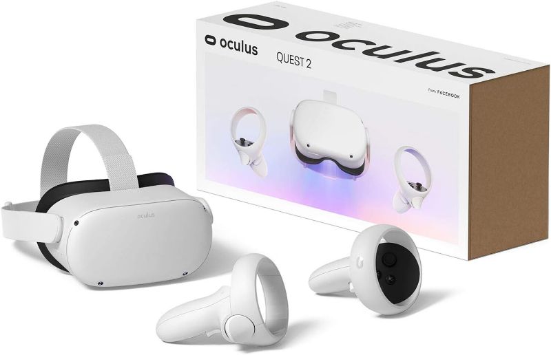 Photo 1 of OCULUS Quest 2 VR 256GB Bundle for Family Christmas Holiday Entertainments, Advanced All-in-One Virtual Reality Gaming Headset