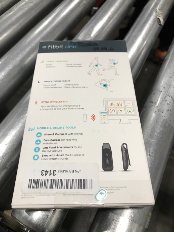 Photo 3 of Fitbit One Wireless Activity Plus Sleep Tracker, Black