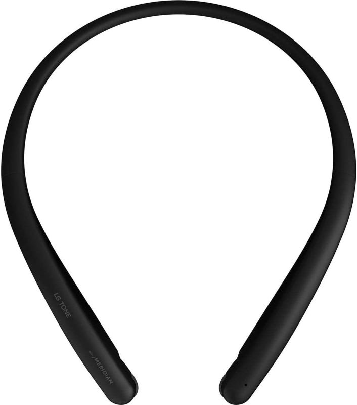 Photo 1 of LG Tone Style Bluetooth Wireless Stereo Neckband Earbuds Tuned by Meridian Audio,Black, 
