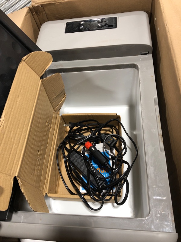 Photo 1 of AstroAI 12 Volt Car Refrigerator, 12V Portable Freezer 16 Quart Camping Fridge Cooler 15L (-4?~68?) with 12/24V DC & 110V AC for Car, RV, Truck, Van, Boat for Camping, Travel, Fishing Outdoor