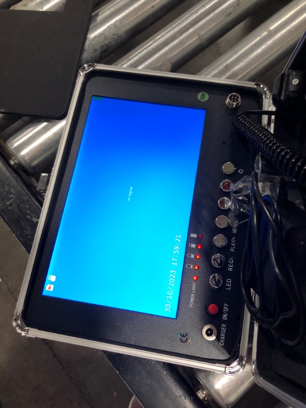 Photo 1 of Anysun Self-Leveling Sewer Camera with Locator, Drain Camera with 9'' IPS Monitor and 165ft Cable, IP68 Waterproof Pipe Inspection Camera with DVR Recording Funcation and 16GB Memory Card 165ft/50m-512HZ SET