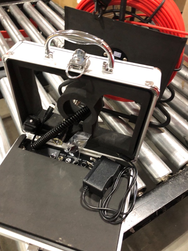 Photo 1 of Anysun Self-Leveling Sewer Camera with Locator, Drain Camera with 9'' IPS Monitor and 165ft Cable, IP68 Waterproof Pipe Inspection Camera with DVR Recording Funcation and 16GB Memory Card 165ft/50m-512HZ SET