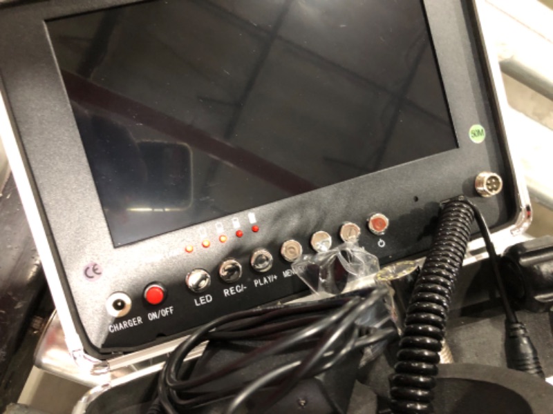 Photo 1 of Anysun Self-Leveling Sewer Camera with Locator, Drain Camera with 9'' IPS Monitor and 165ft Cable, IP68 Waterproof Pipe Inspection Camera with DVR Recording Funcation and 16GB Memory Card 165ft/50m-512HZ SET