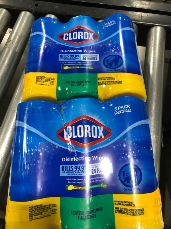 Photo 2 of 2PC Disinfecting Bleach Free Cleaning Wipes, Value Pack 2 PACK