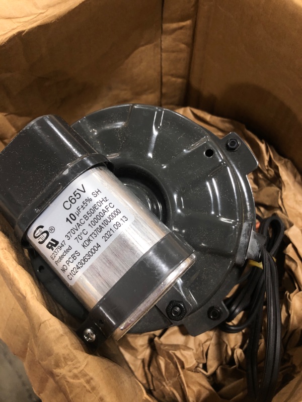 Photo 1 of CAPTIVE-AIRE Captive Aire Direct Drive Exhaust Fan Replacement Motor- 1/12 hp 115/1/60 & 230/1/60, 1625 RPM, with Capacitor, Side lugs, and Double Flat Shaft, Used on DU50L, DU50H, DR50L, DR50H
