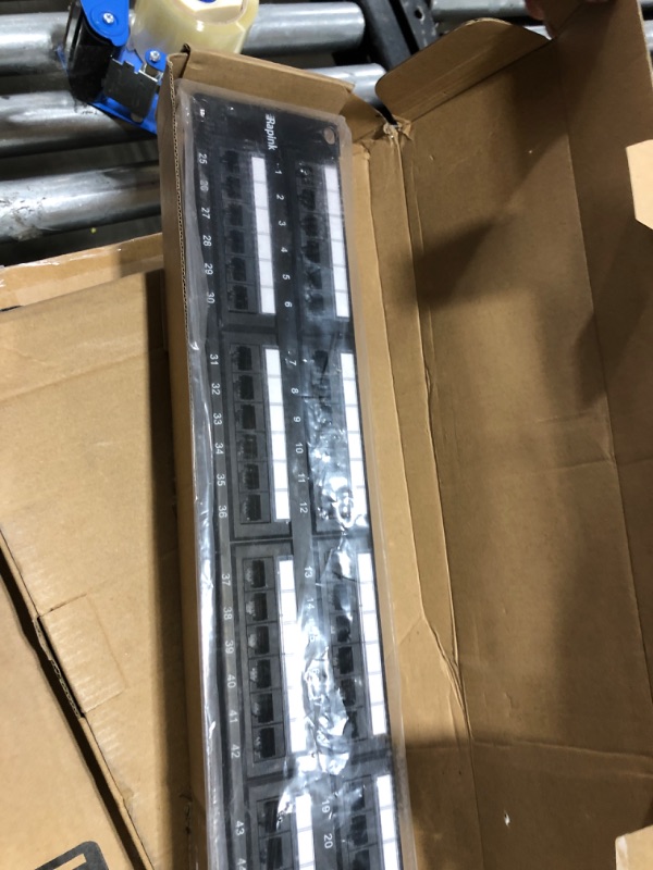 Photo 1 of Patch Panel 48 Port Cat6 10G Support, Rapink Network Patch Panel UTP 19-Inch, Wallmount or Rackmount 1U Ethernet Patch Panel Punch Down Block for Cat6, Cat5e, Cat5 Cabling 48Port1025791942
lpnpmcc1466826
