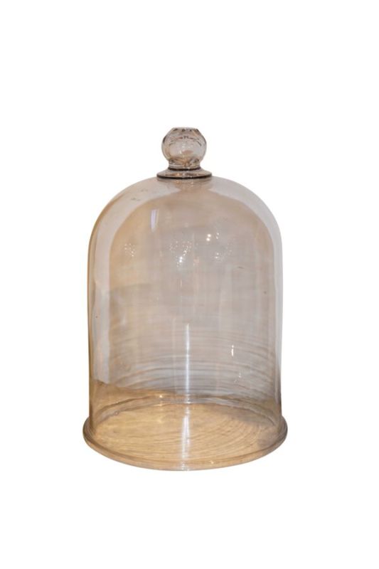 Photo 1 of  19th C French Hand Blown Cloche candle Cover