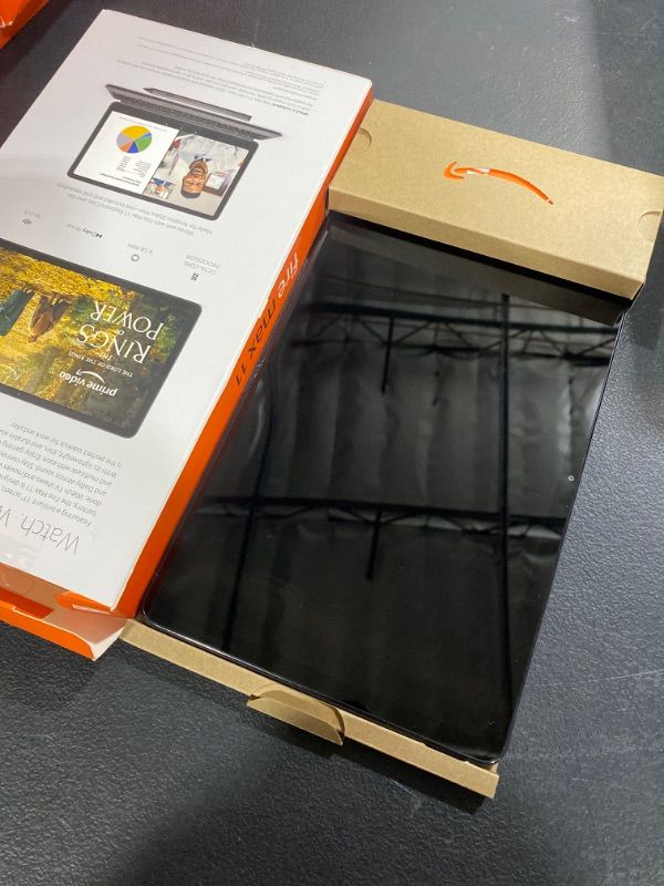 Photo 1 of Fire Max 11 tablet, vivid 11" display, octa-core processor, 4 GB RAM, 14-hour battery life, 128 GG