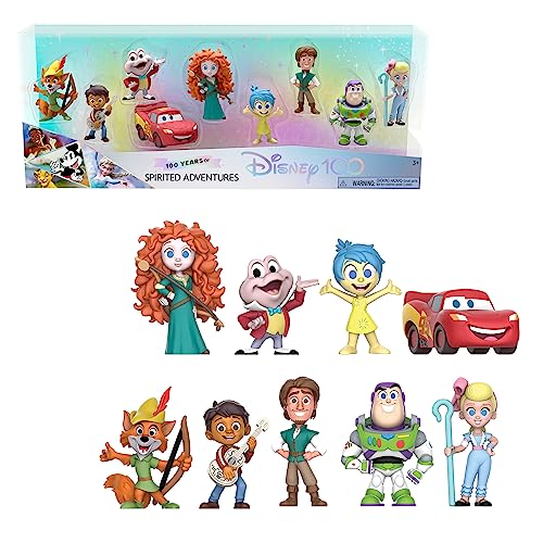 Photo 1 of Disney100 Years of Spirited Adventures Celebration Collection Limited Edition 9-piece Figure Pack Kids Toys for Ages 3 up
