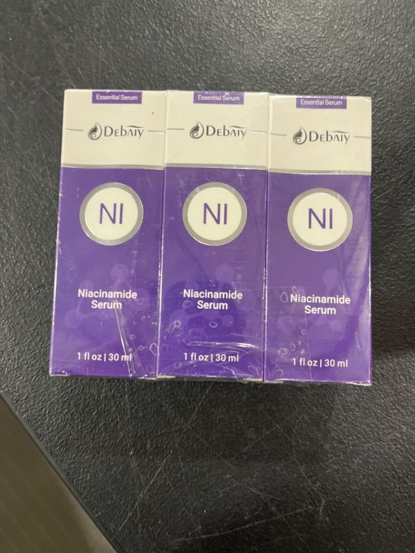 Photo 1 of 3 Pack Niacinamide Serum with Ceramide for Face Moisturizing Inhibits Melanin & Restore Skin Natural, Anti-Aging and Shrinks Pores (1Fl.Oz / 30ml)