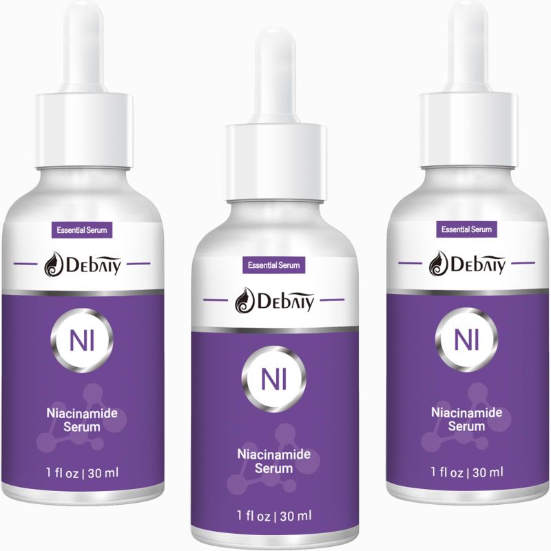 Photo 1 of 3 Pack Niacinamide Serum with Ceramide for Face Moisturizing Inhibits Melanin & Restore Skin Natural, Anti-Aging and Shrinks Pores (1Fl.Oz / 30ml)