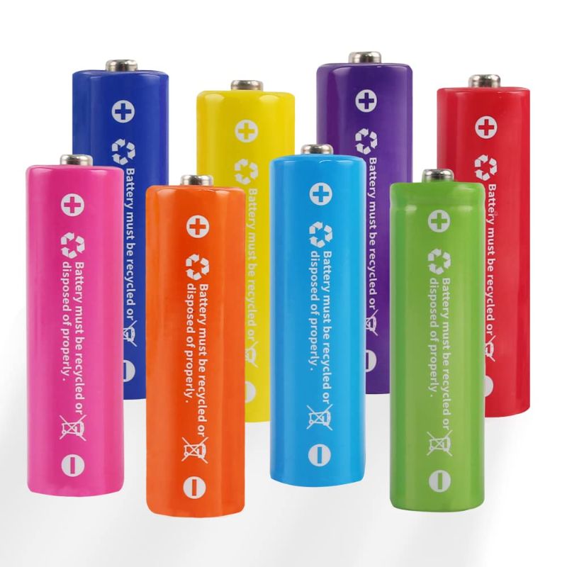 Photo 1 of SKY HORSE Ni-MH Rechargeable Battery Ni-MH high Capacity AA 1.2V 600mAh Rechargeable Garden Light, Remote Control, Mouse (8)… eight Multi-colorful