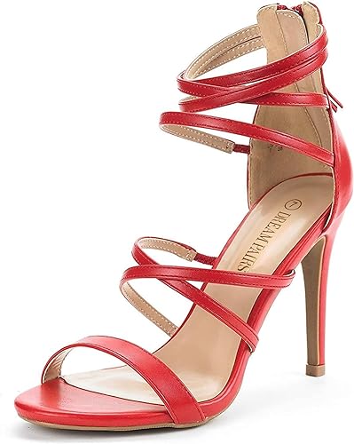 Photo 1 of DREAM PAIRS Women's Show High Heel Dress Pump Sandals
(Size:7)