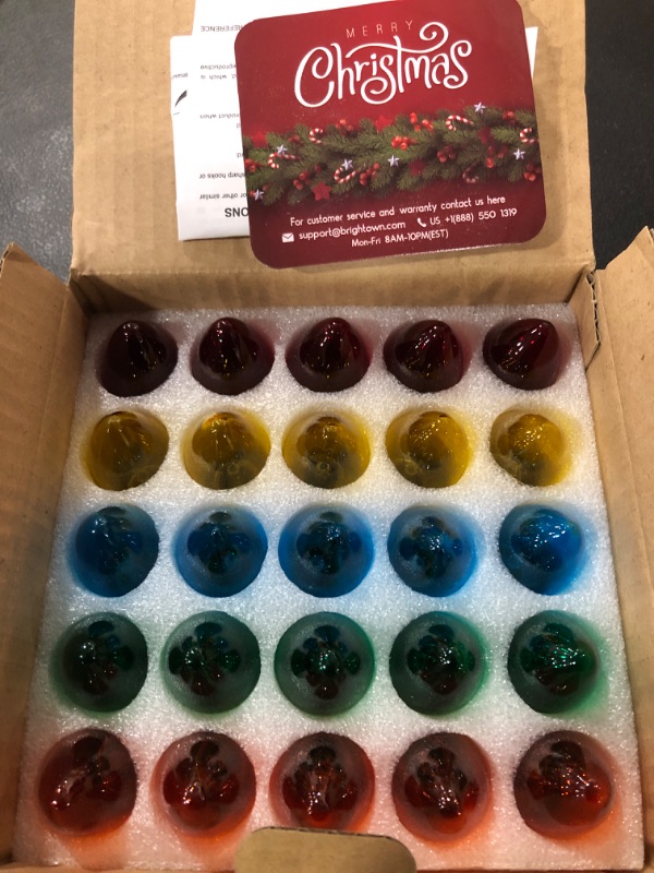 Photo 1 of 25 PK C9 CHRISTMAS MULTI COLOR LIGHTS. 