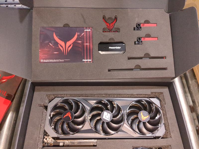 Photo 1 of Powercolor Radeon RX 7900 XTX Red Devil 24GB GDDR6 PCI-Express Graphics Card
