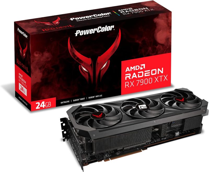 Photo 1 of Powercolor Radeon RX 7900 XTX Red Devil 24GB GDDR6 PCI-Express Graphics Card

