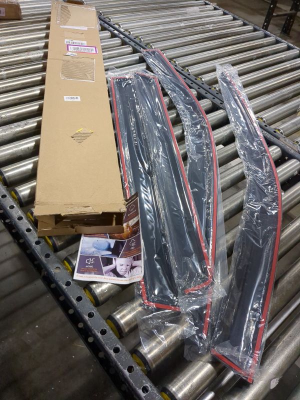 Photo 2 of AUXKO Window Rain Guard for Honda CRV 2023 2024 Tape-On Shatterproof Sun Smoke Guard Vent Visor Side Wind Deflectors Accessories for Honda CRV 2023 2024