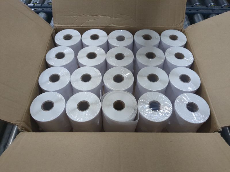 Photo 2 of L LIKED 20 Rolls of 4" x 6" Direct Thermal Shipping Labels with 250 Labels/Roll - Compatible Zebra 2844 ZP-450 ZP-500 ZP-505