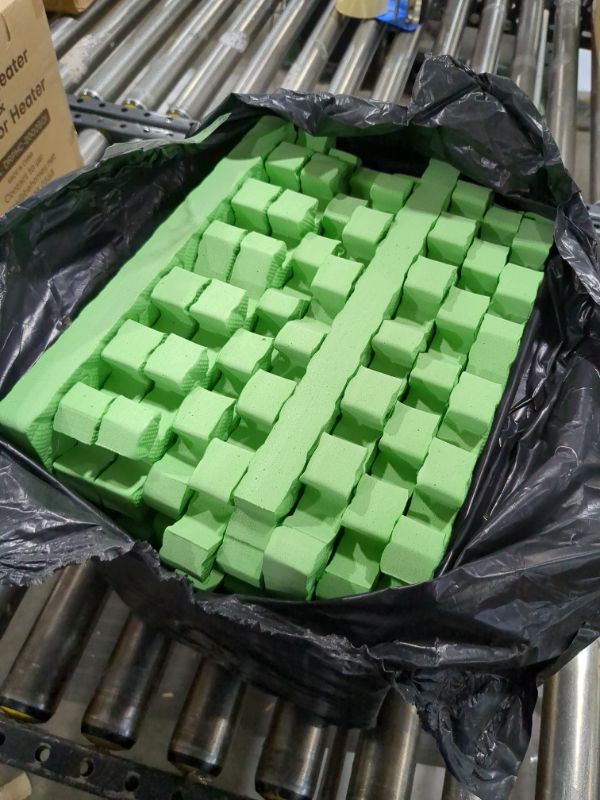 Photo 1 of 9 Tiles Interlocking Foam Mats 1in Thickness Foam Floor Mats for Home Gym, Fitness, Exercise Surface Protection EVA Foam Floor Padding with Border for Workout Equipment 1 in 