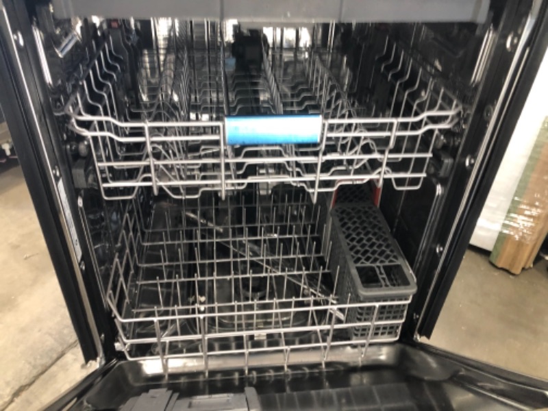 Photo 3 of KitchenAid Front Control 24-in Built-In Dishwasher With Third Rack (Stainless Steel with Printshield Finish), 39-dBA
