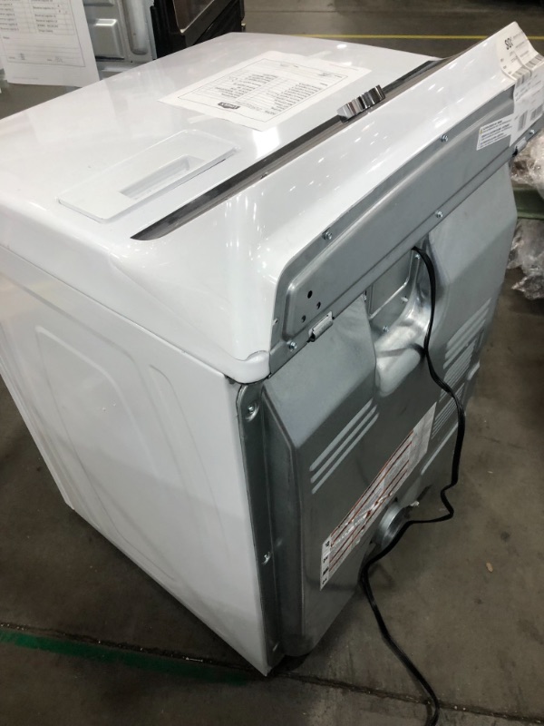 Photo 3 of Whirlpool 7-cu ft Electric Dryer (White)
