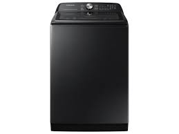 Photo 1 of Samsung 5.1 cu. ft. Smart Top Load Washer with ActiveWave Agitator and Super Speed Wash - Brushed Black
