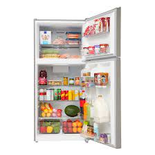Photo 1 of Midea Garage Ready 18.1-cu ft Top-Freezer Refrigerator (Stainless Steel) ENERGY STAR
