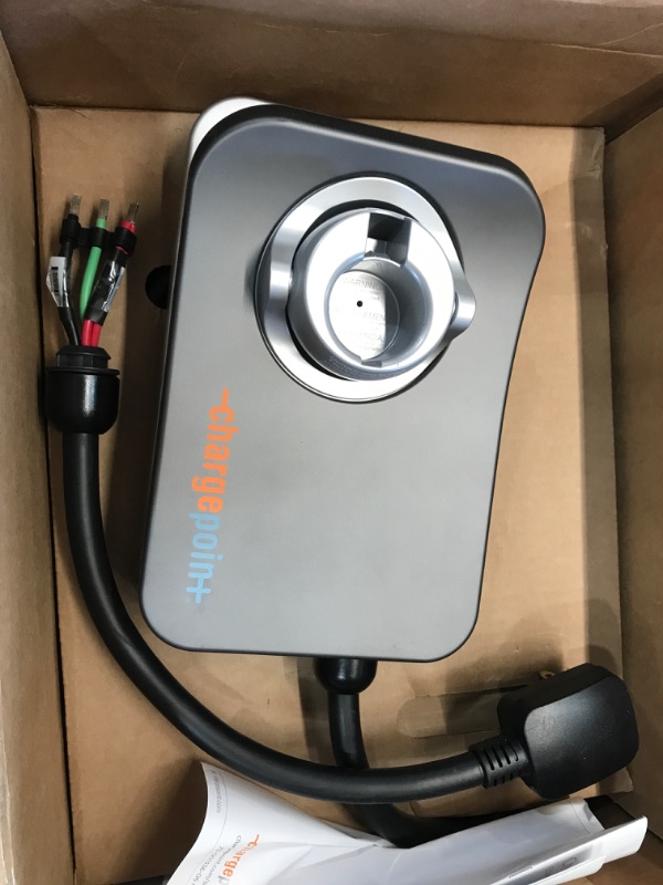 Photo 2 of ChargePoint Home Flex Electric Vehicle (EV) Charger upto 50 Amp, 240V, Level 2 WiFi Enabled EVSE, UL Listed, Energy Star, NEMA 6-50 Plug or Hardwired, Indoor/Outdoor, 23-Foot Cable