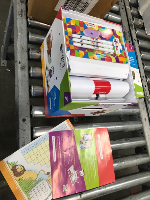 Photo 2 of BYJU’S Learning Kits: Disney, 2nd Grade Premium Edition (App + 8 Workbooks) Ages 6-8, Featuring Disney & Pixar Characters - Learn Grammar, Multiplication/Division & Writing - Osmo iPad Base Included iPad 2nd Grade