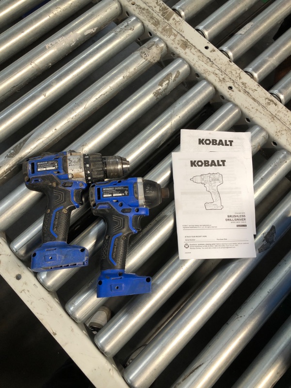 Photo 2 of (READ FULL POST) Kobalt Next-Gen 2-Tool Brushless Power Tool Combo Kit with Soft Case (1-Battery Included and Charger Included)
