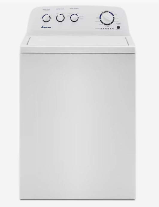 Photo 1 of Amana 3.8-cu ft High Efficiency Agitator Top-Load Washer (White)