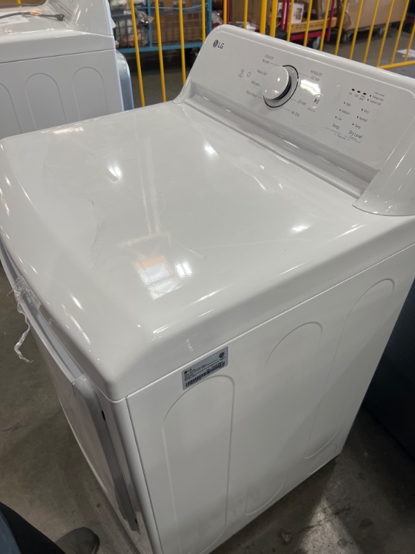 Photo 1 of LG 7.3-cu ft Electric Dryer (White) ENERGY STAR