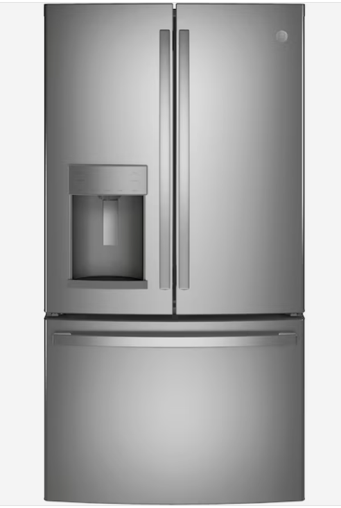 Photo 1 of GE 27.7-cu ft French Door Refrigerator with Ice Maker (Fingerprint-resistant Stainless Steel) ENERGY STAR