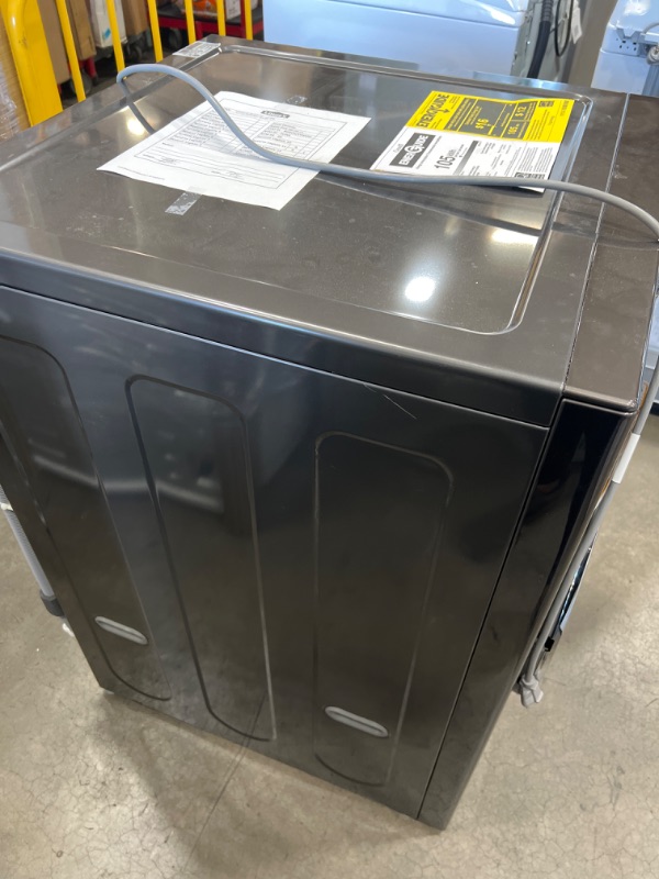 Photo 1 of LG 5-cu ft Stackable Steam Cycle Smart Front-Load Washer (Black Steel) ENERGY STAR