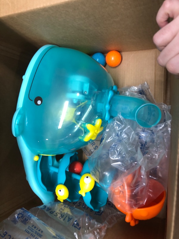 Photo 2 of B. toys- B. play- Musical Whale Ball Popper with Lights – Developmental Sensory and Fine Motor Development- Baby Toy with 5 Balls- Babies, Toddlers- Poppity Whale- 9 months +