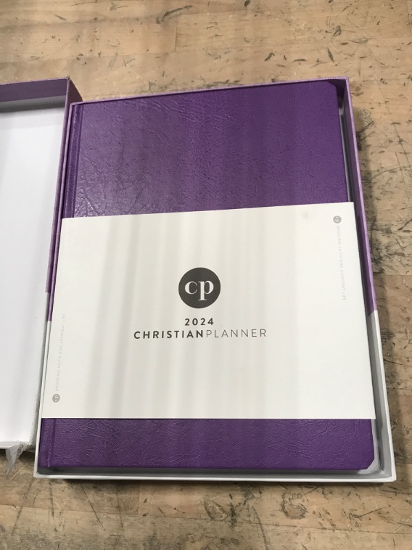 Photo 2 of 2024 Christian Planner Bible Journal, and Gratitude Journal for Men & Women | Hardcover Journal with Thick No-Bleed Paper | Month, Week & Daily Organi
