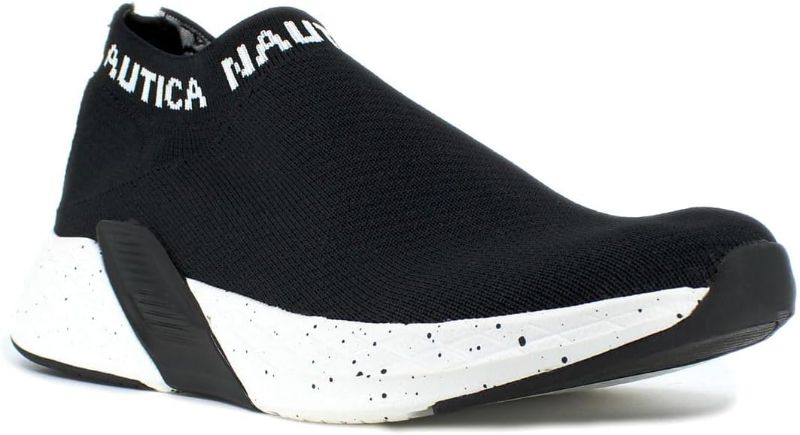 Photo 2 of Nautica Women's Slip-On Sneakers - Comfortable Running Shoes, Stylish & Easy to Wear - Perfect for Everyday Wear 8.5 Black-feriha