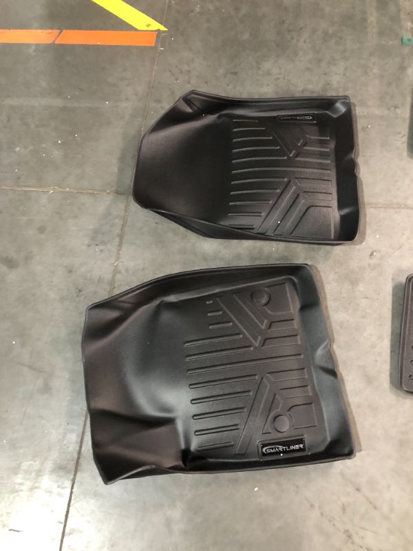 Photo 2 of ***FOR UNKNOWN MAKE AND MODEL - SEE PICTURES***
4 Piece Plastic Automobile Floor Mats, Black