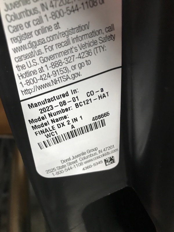 Photo 1 of Cosco Finale DX 2-in-1 Booster Car Seat, Forward Facing 40-100 lbs, Rainbow