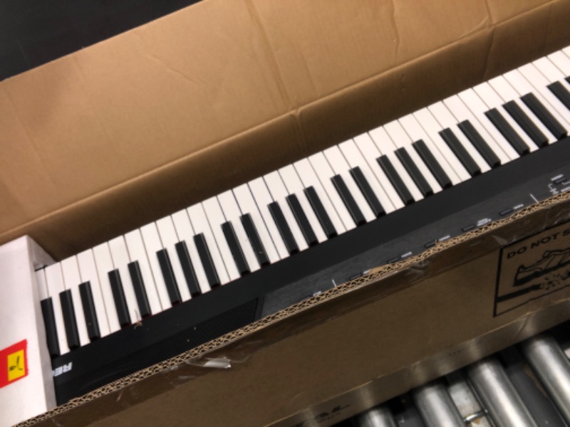 Photo 2 of Alesis Recital – 88 Key Digital Piano Keyboard with Semi Weighted Keys, 2x20W Speakers, 5 Voices, Split, Layer and Lesson Mode, FX and Piano Lessons Recital Piano Only