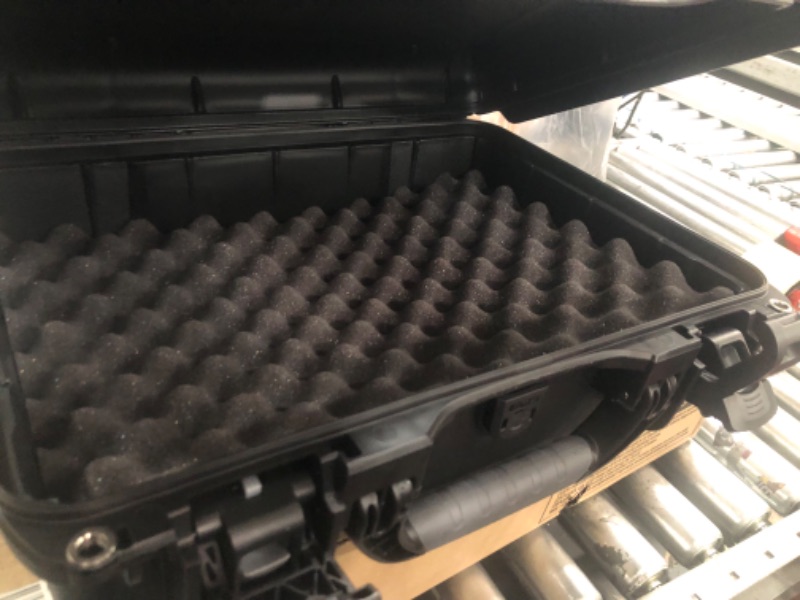 Photo 3 of **Missing bottom foam** Nanuk 925 Waterproof Professional Gun Case, Military Approved with Custom Foam Insert for 4UP Black