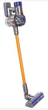 Photo 1 of Casdon Little Helper Dyson Cord-Free Vacuum Cleaner Toy, Grey, Orange and Purple (68702) Dyson Ball Vacuum Toy Vacuum with Working Suction and Sounds, 2 lbs, Grey/Yellow/Multicolor Toy + Dyson Ball Vacuum