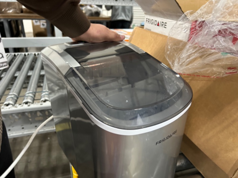 Photo 1 of ***PARTS ONLY***FRIGIDAIRE EFIC189-Silver Compact Ice Maker, 26 lb per Day, Silver (Packaging May Vary)