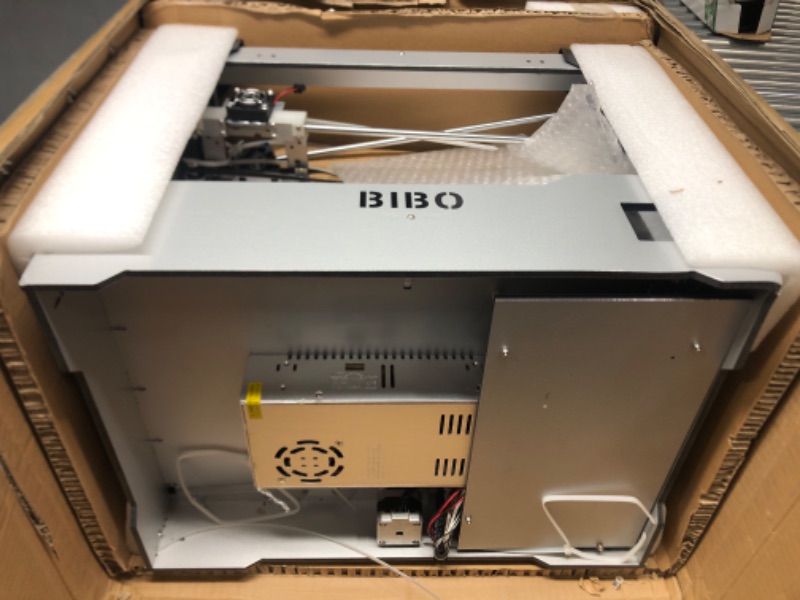 Photo 3 of ***see notes***BIBO 3D Printer Dual Extruder Sturdy Frame WiFi Touch Screen Cut Printing Time in Half Filament Detect Demountable Glass Bed