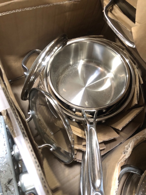 Photo 3 of Cuisinart Chef's Classic Stainless Steel 11 Piece Cookware Set