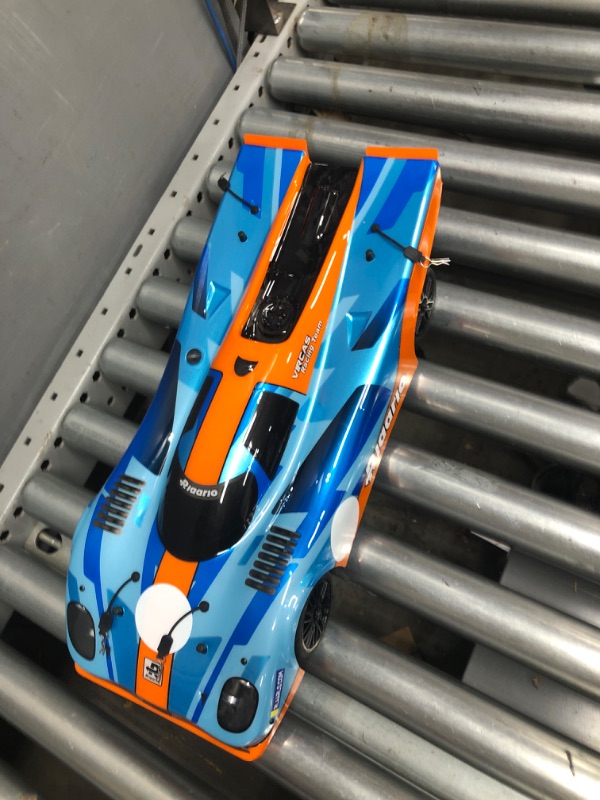 Photo 3 of AMORIL 1/10 AK-917 Fast Brushless RC Cars for Adults,Max 75mph Hobby Electric On-Road RTR Supercar with 9KG Metal Servo,3650 4300KV Brushless Motor,60A Independent ESC,Remote Control Car for Boys,Cyan Blue Brushless 1:10 Scale