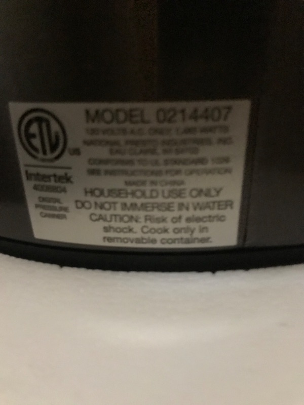 Photo 1 of 12 Qt Electric Pressure Canner